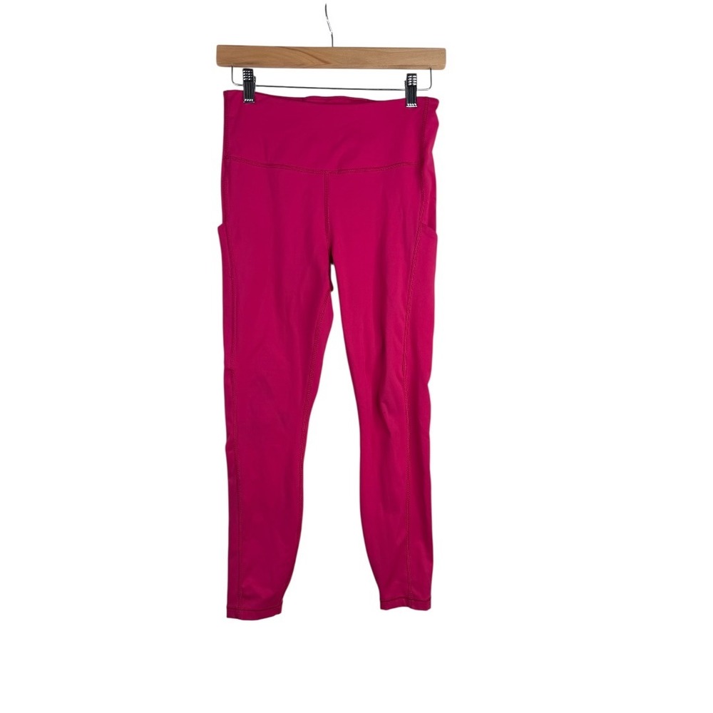 Athleta Ultimate Stash Pocket 7/8 Leggings size Small Pink